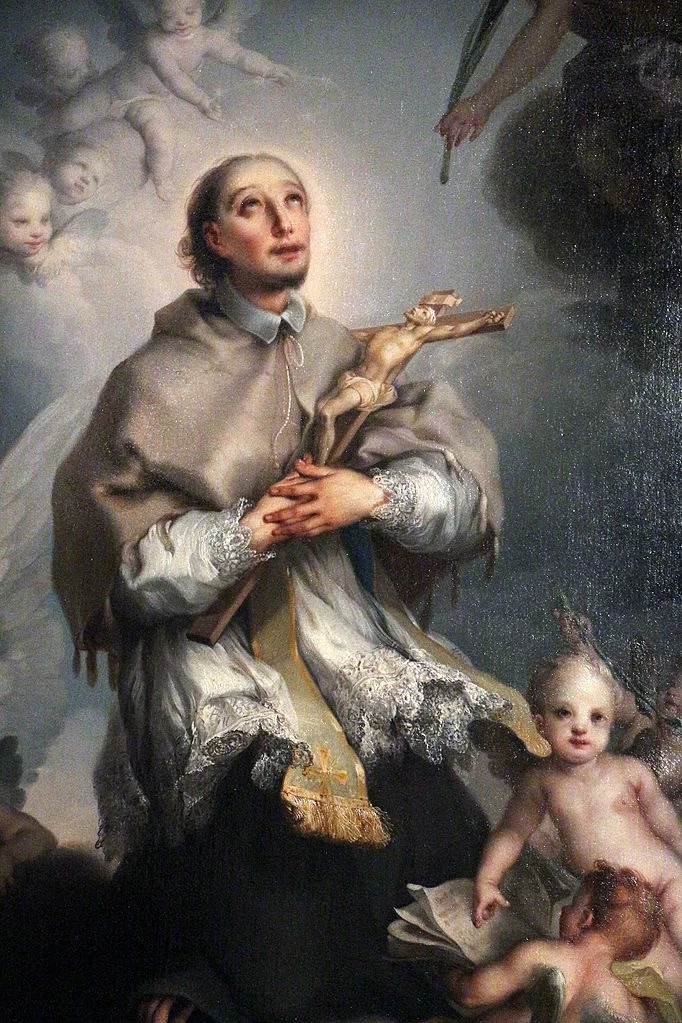 San Giovanni Nepomuceno in gloria - Fondazione Cavallini Sgarbi, dettaglio 1